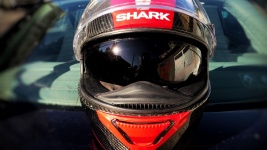 Casca moto Shark Marime S cu ochelari de soare